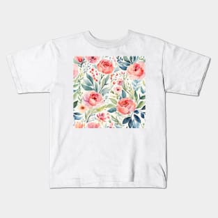 a watercolor flower Kids T-Shirt